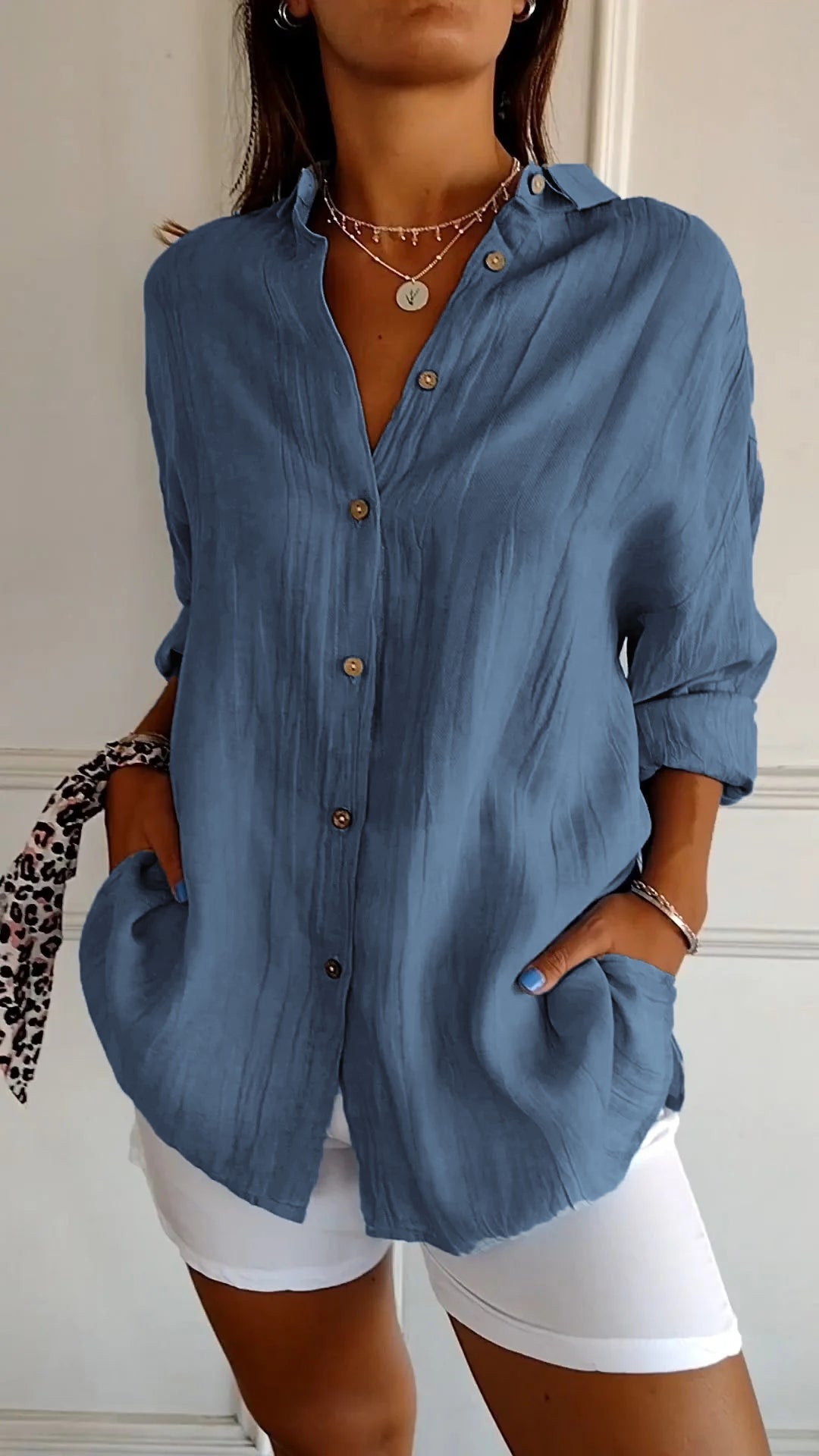 Sasha™ - Refined Pleated Shirt